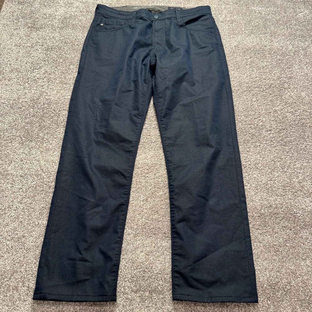 AG Adriano Goldschmied Pants Mens 32 Blue Tellis Italian Fabric Luxury 32x27